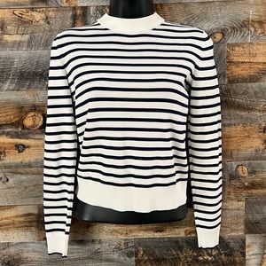 🌟 Topshop Boutique Stripped Form Fitting Top, Like New Condition!